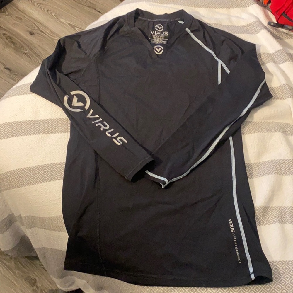 Virus action sports performance compression top
